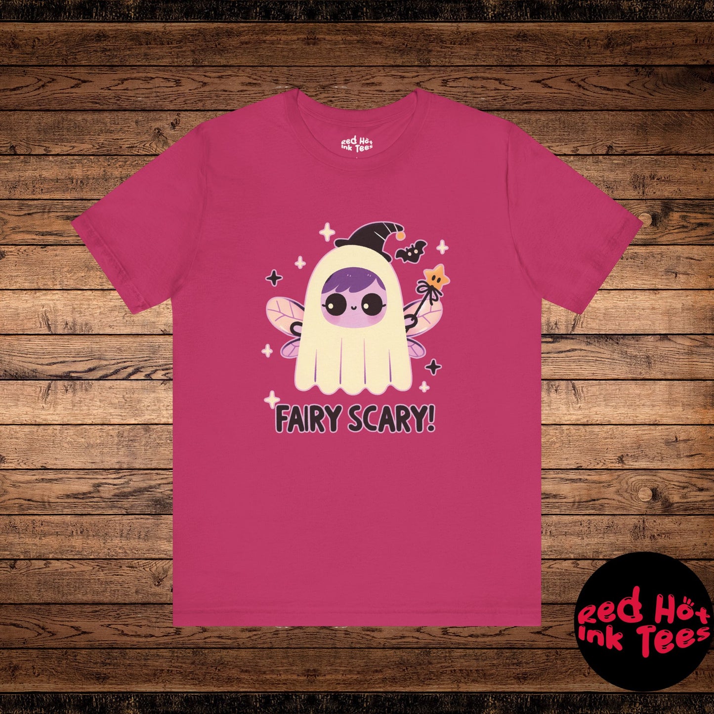 🧚‍♀️👻 "Fairy Scary" Cute Halloween Ghost Fairy T-Shirt 🎃✨