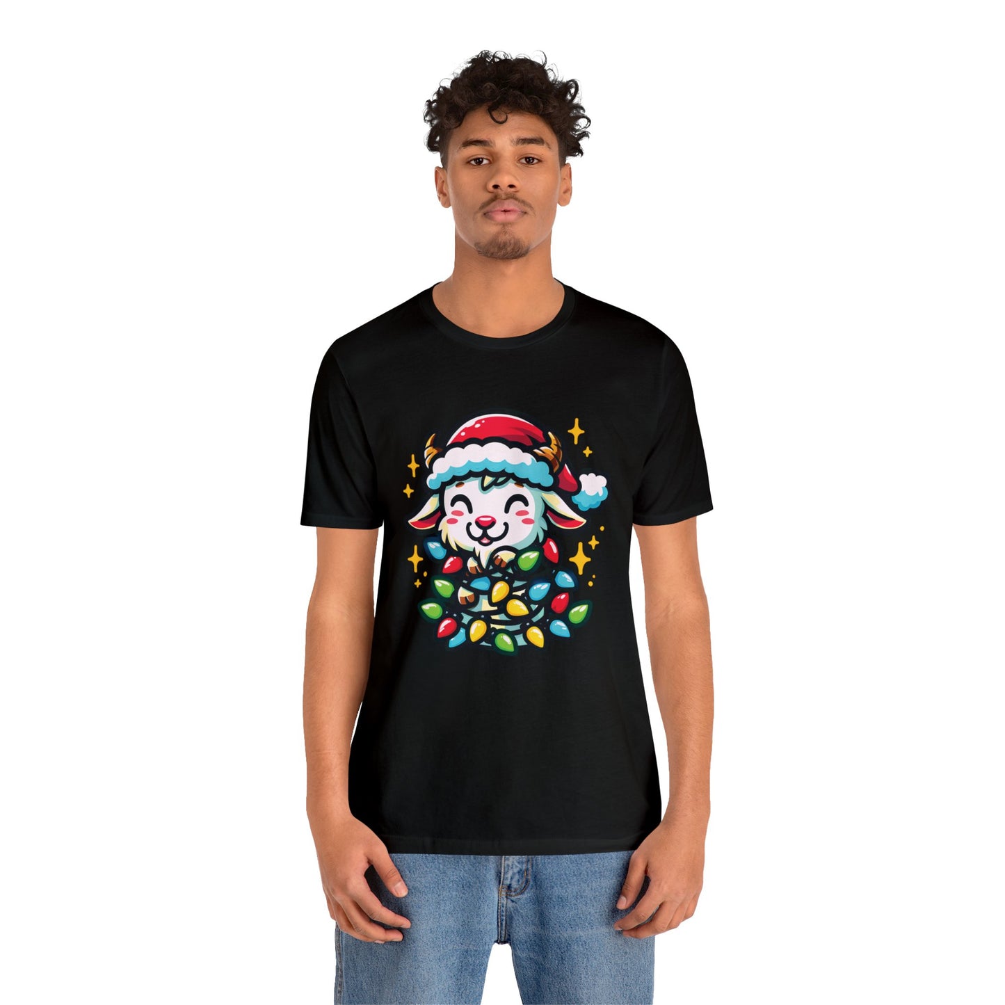 Goat Christmas Entanglement Tee