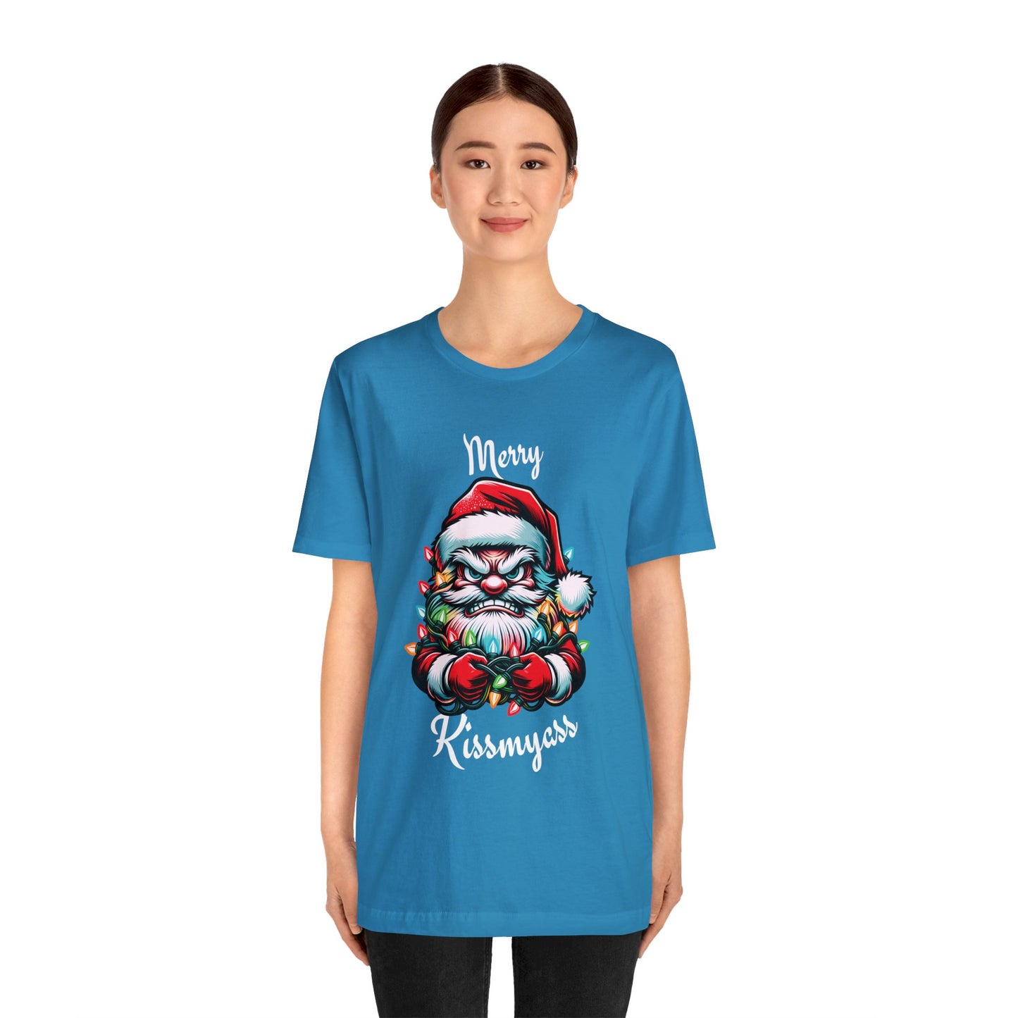 Merry Kissmyass Santa Tee