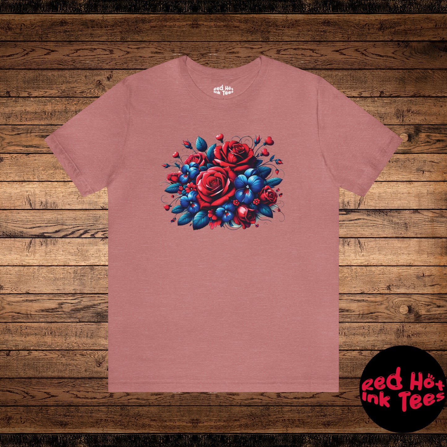 🌹💙 "Roses Are Red, Violets Are Blue 2" Tee 🌷🌼