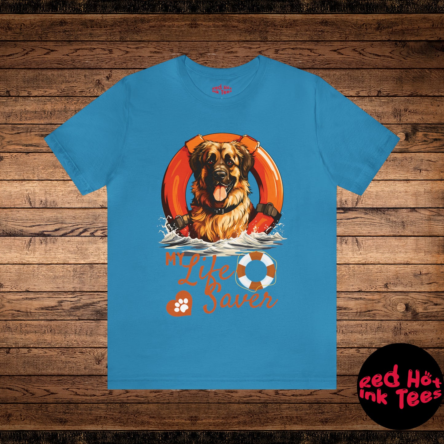 My Life Saver Leonberger Dog Tee