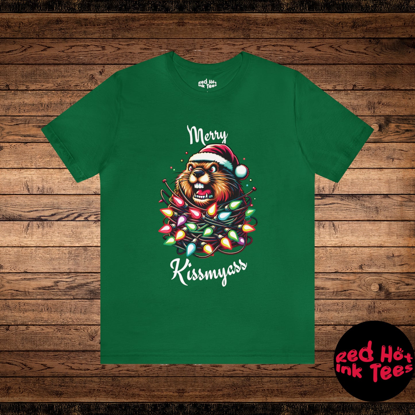 Merry Kissmyass Groundhog Tee