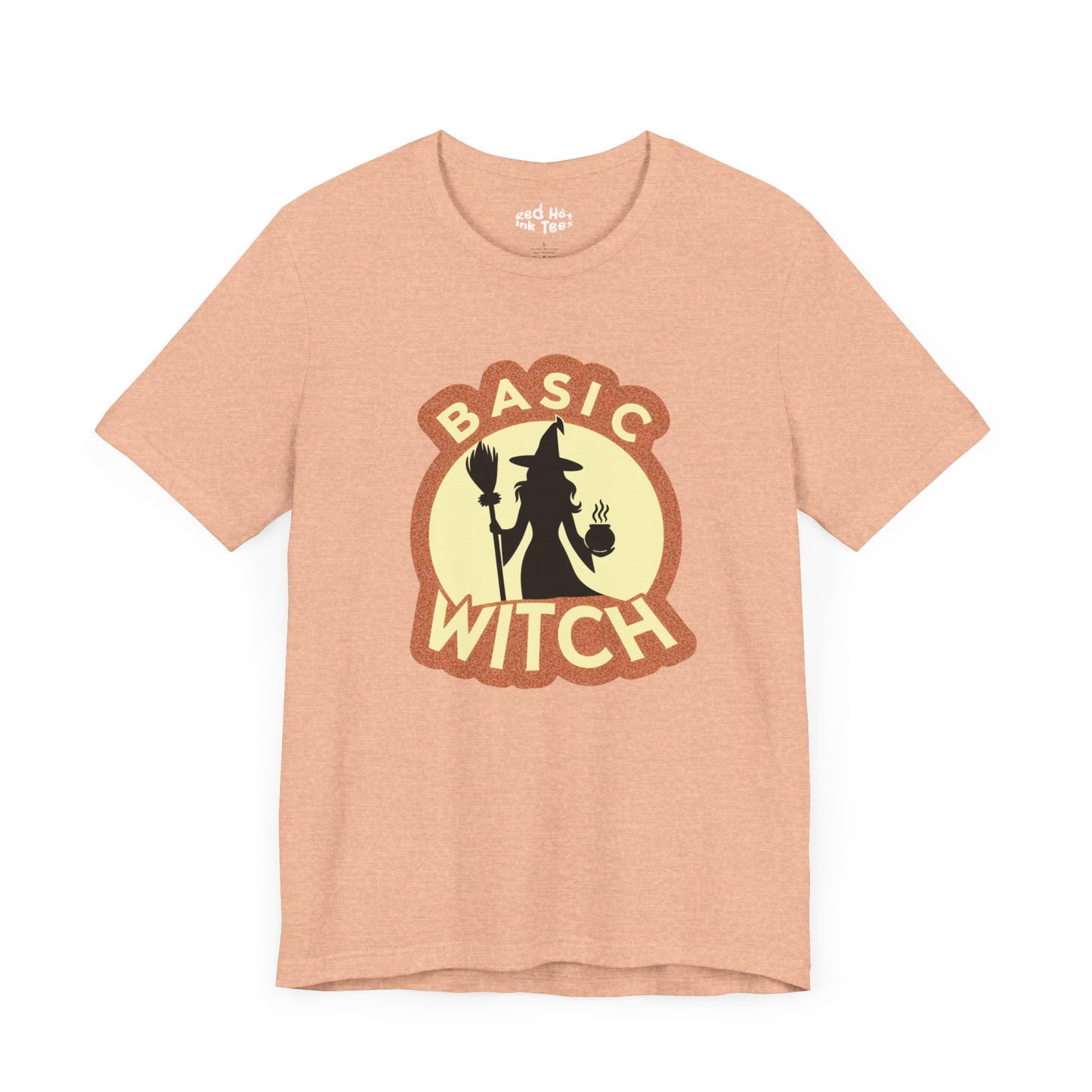 🧙‍♀️☕ "Basic Witch" Funny Halloween Coffee T-Shirt 🎃✨