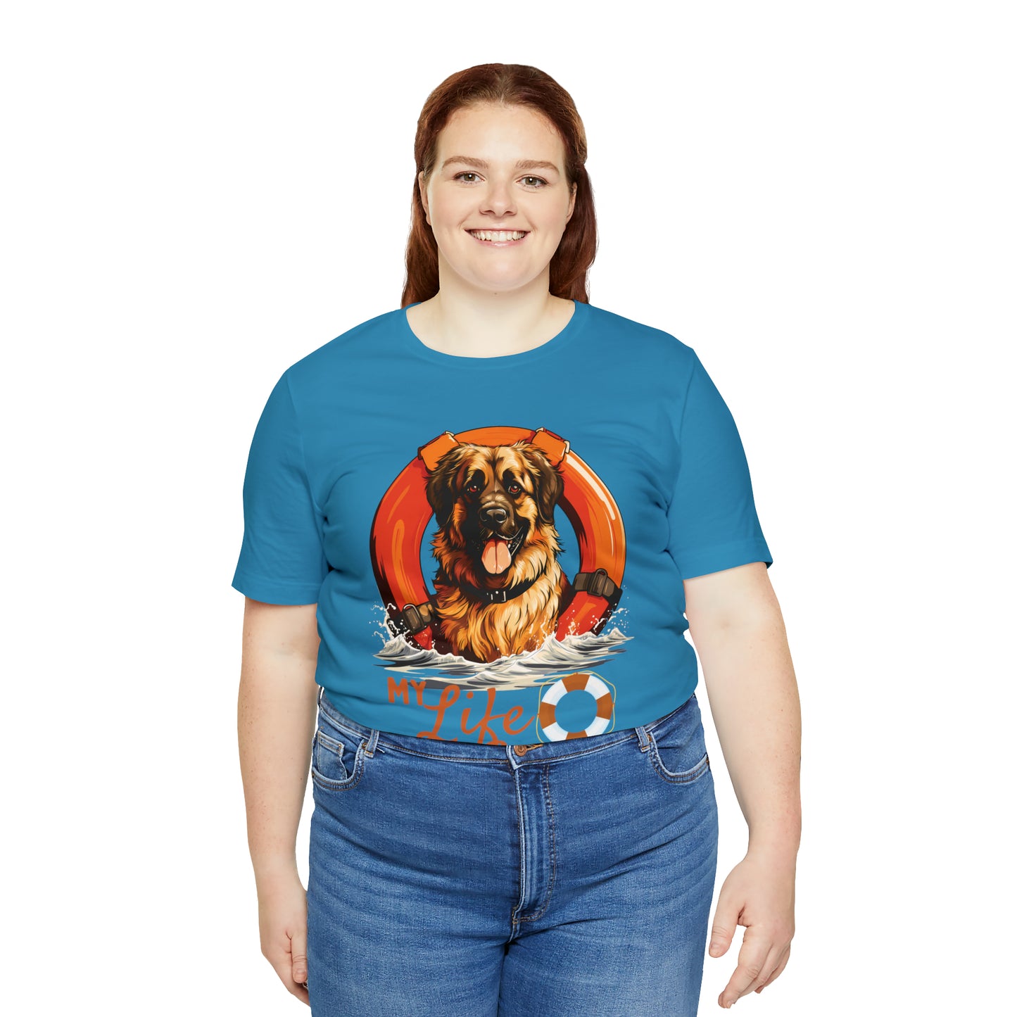 My Life Saver Leonberger Dog Tee