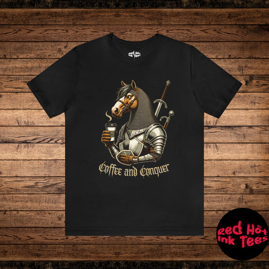 🐴 Coffee and Conquer Horse Tee 🐴