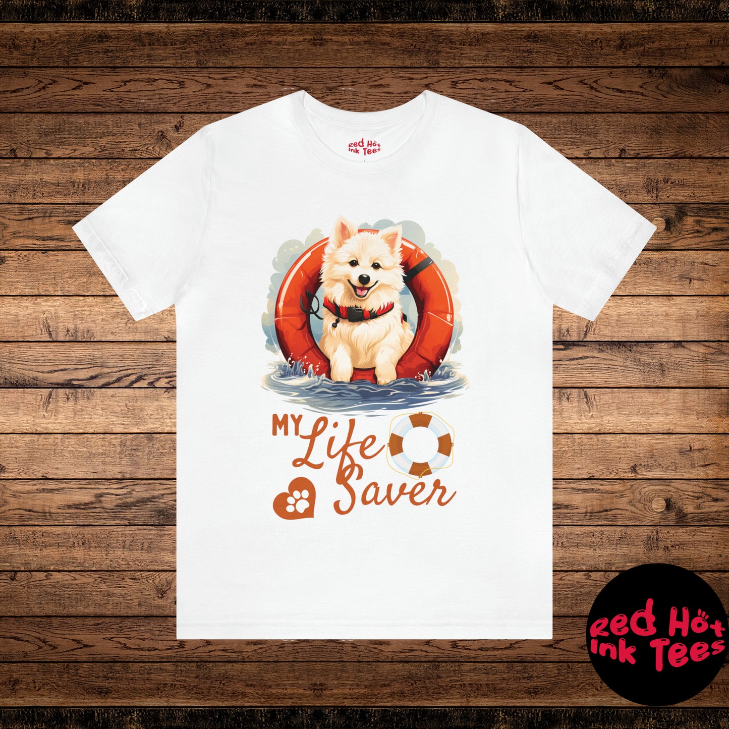 My Life Saver American Eskimo Dog Tee