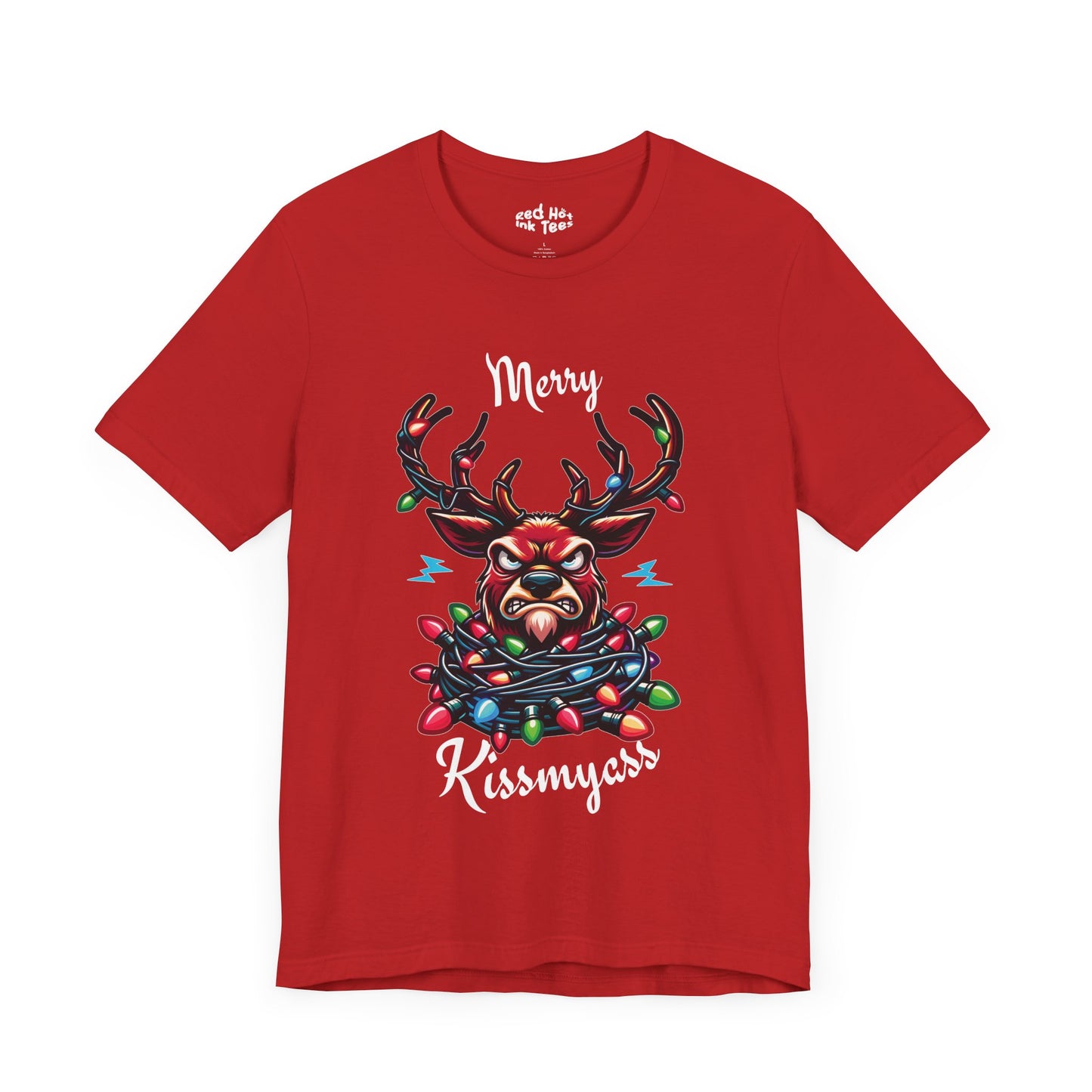 Merry Kissmyass Deer Tee