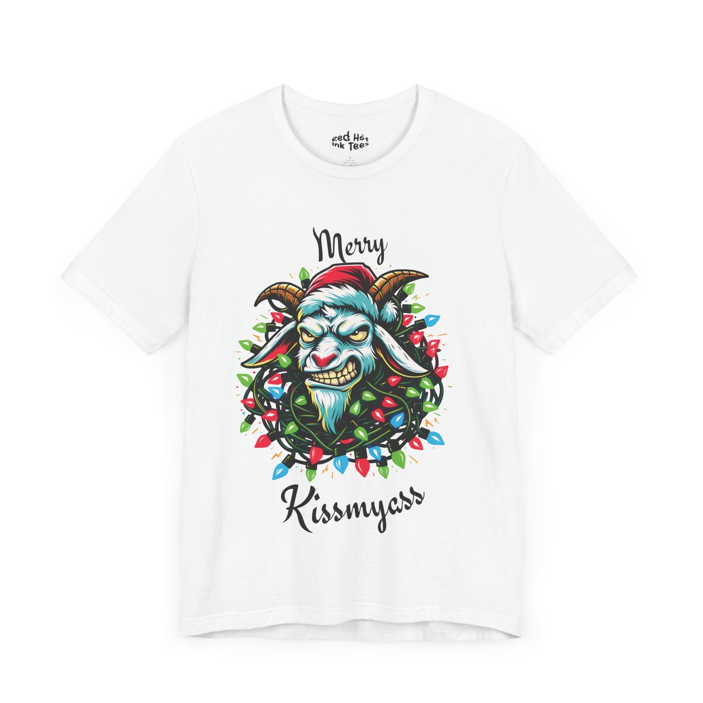 Merry Kissmyass Goat Tee