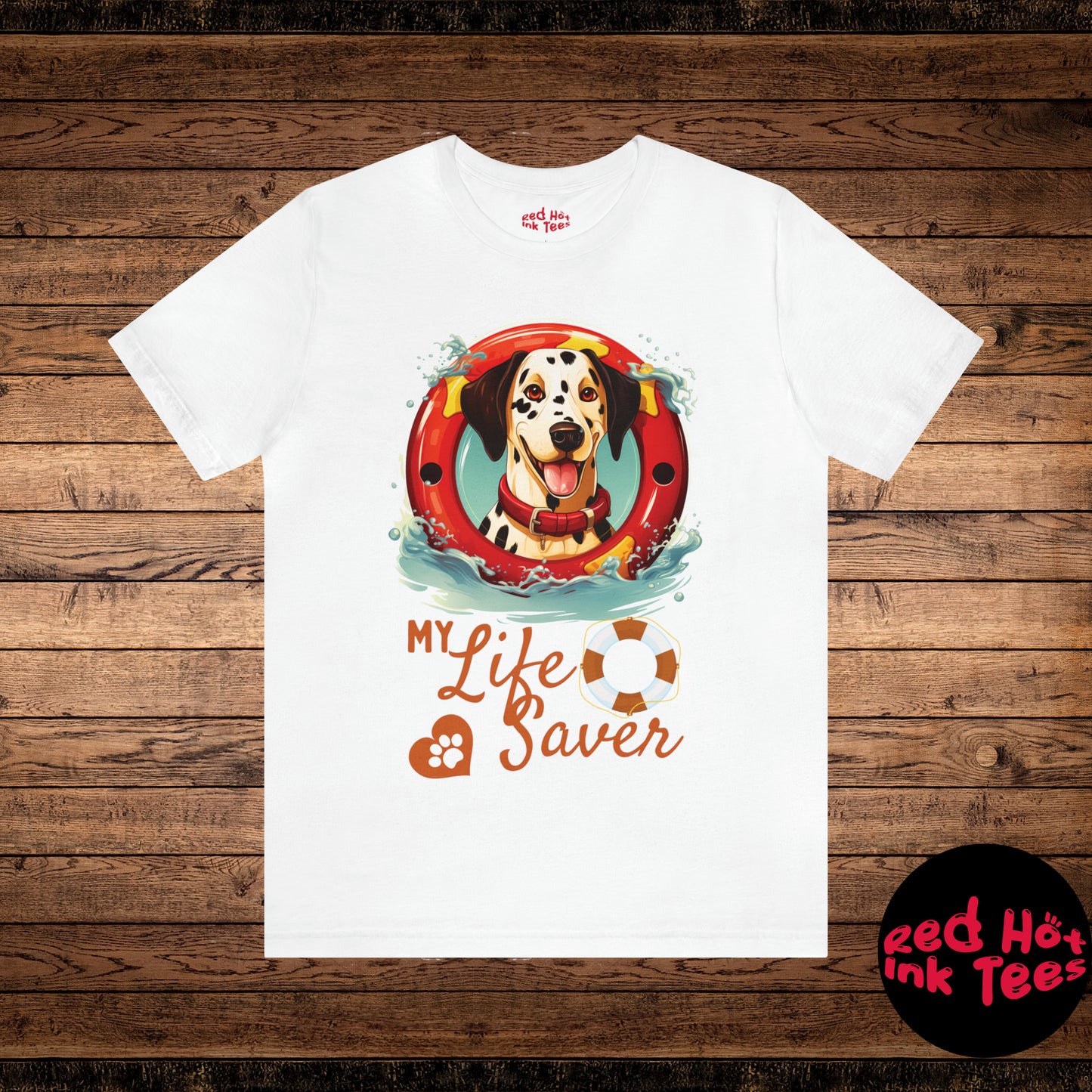 My Life Saver Dalmatian Dog Tee