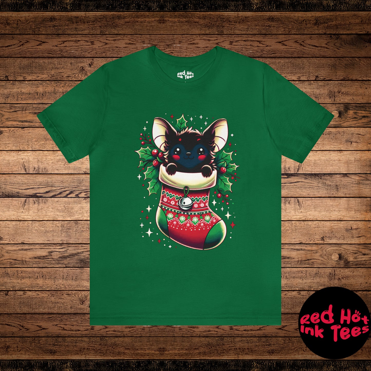 🦇 "Bat Stocking Tee" 🎄