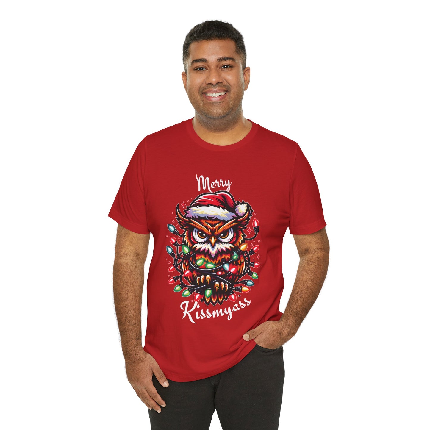 Merry Kissmyass Owl Tee