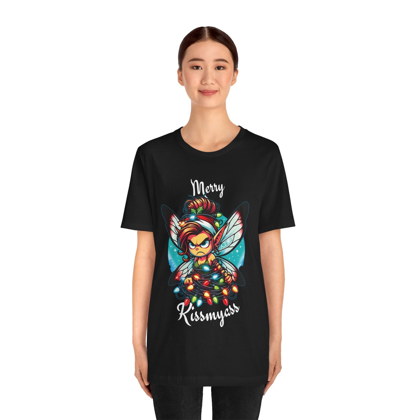 Merry Kissmyass Fairy Tee