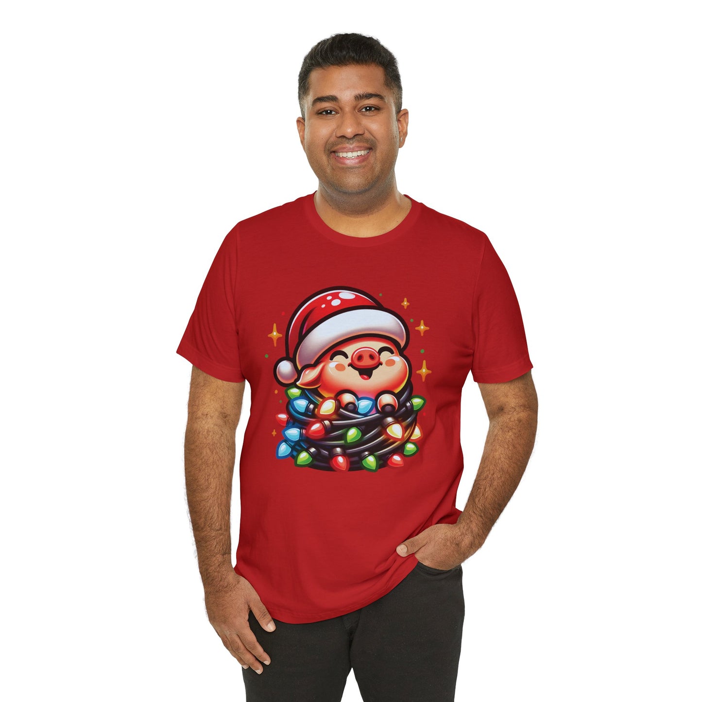 Pig Christmas Entanglement Tee