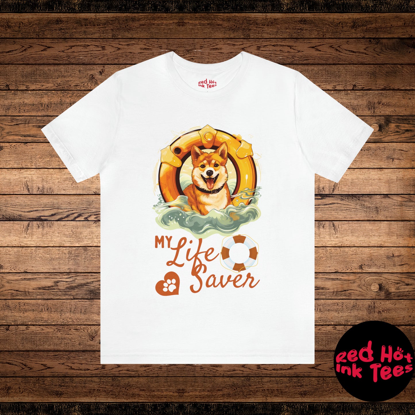 My Life Saver Shiba Inu Dog Tee