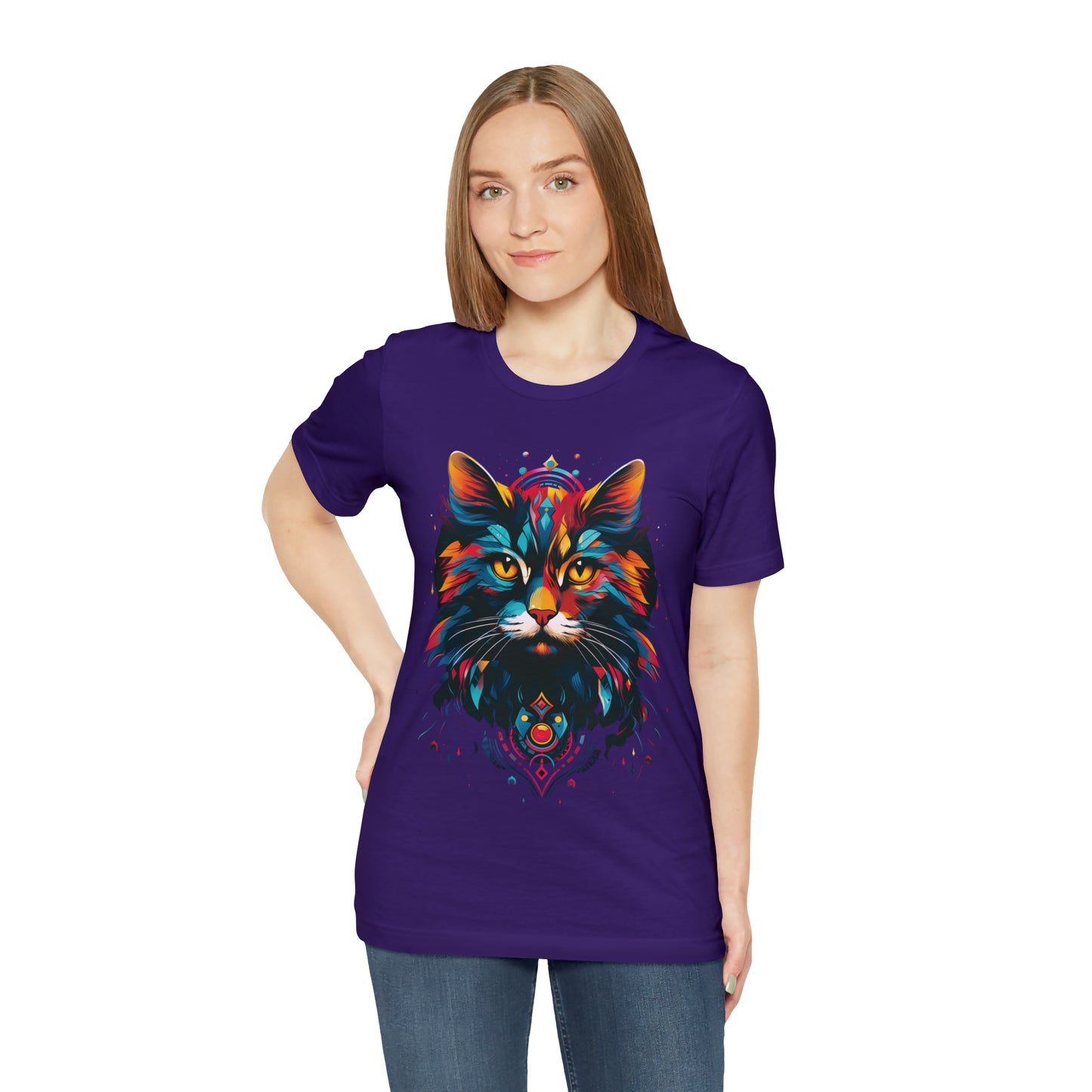 Cat's Chromatic Charm Tee