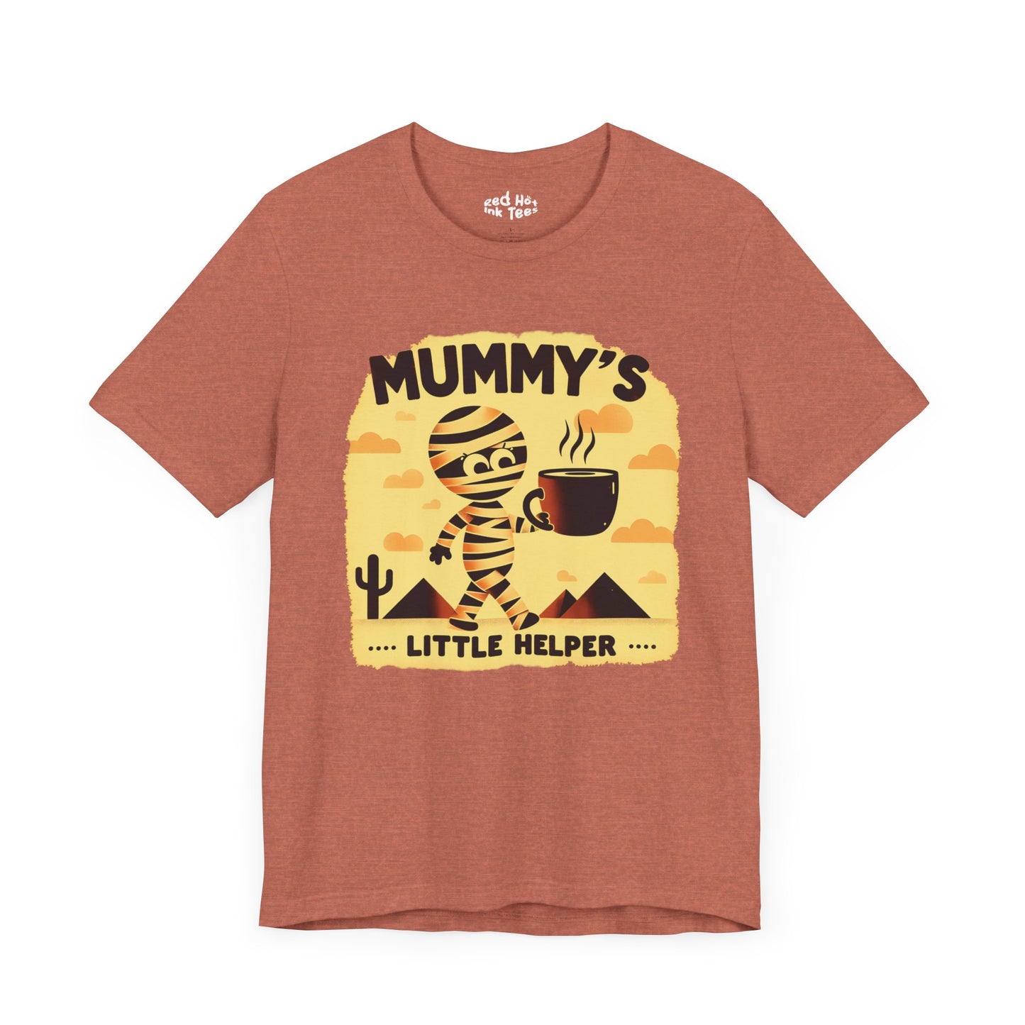 ☕ "Mummy's Little Helper" Cute Halloween Coffee T-Shirt 🧟‍♀️