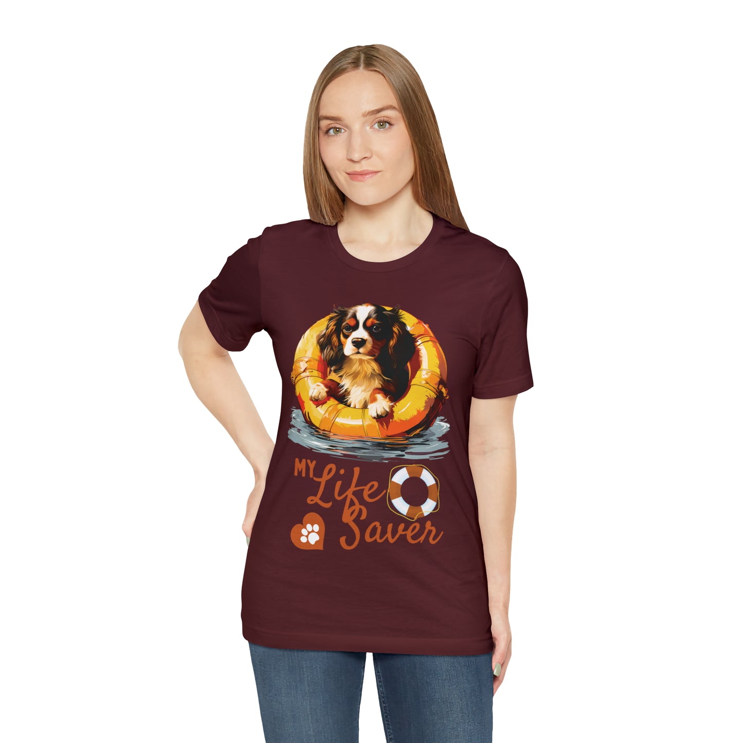 My Life Saver Cavalier King Charles Spaniel Dog Tee