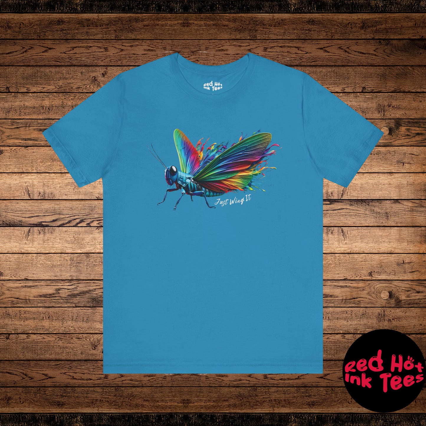 🌈 "Just Wing It Grasshopper Tee" 🌈