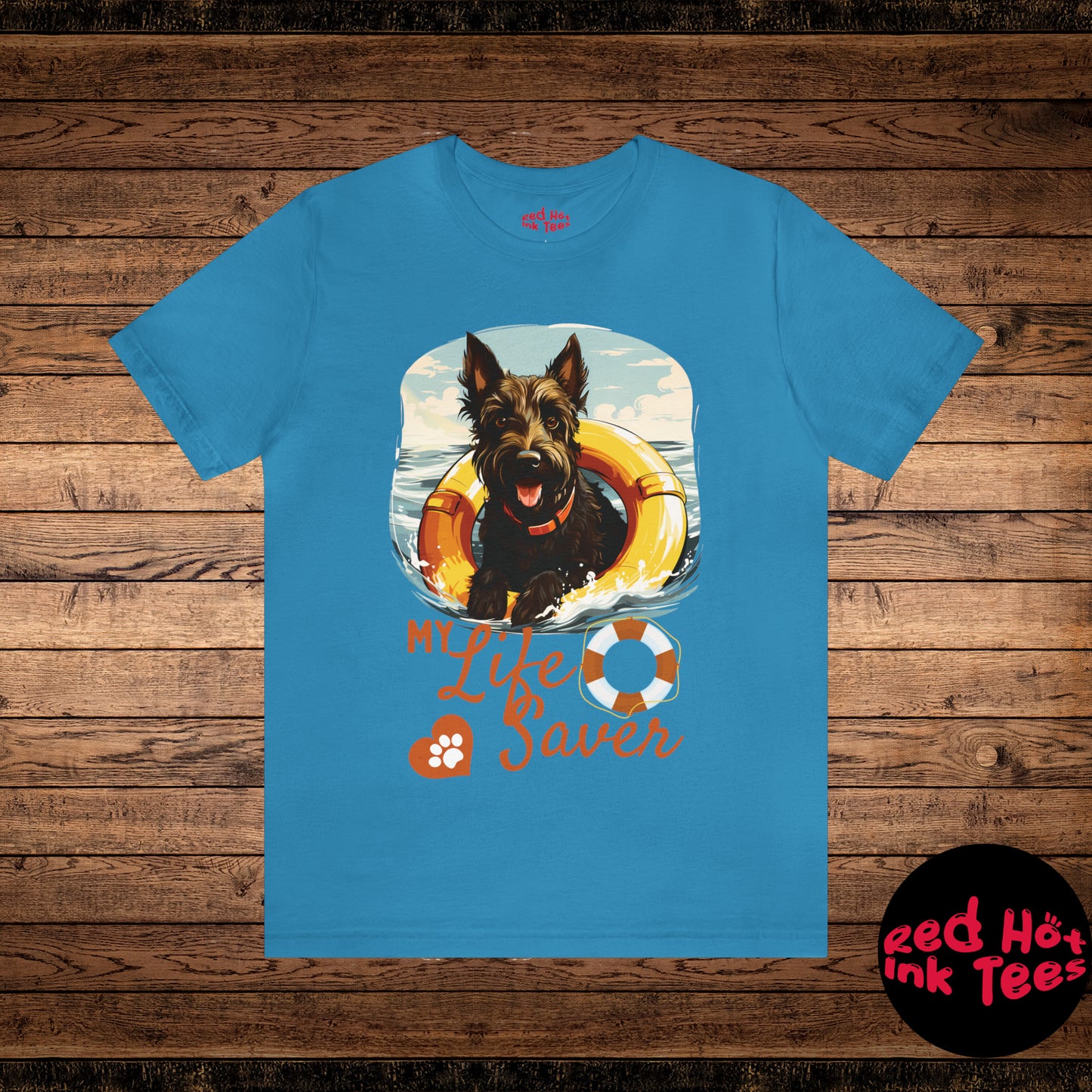 My Life Saver Scottish Terrier Dog Tee