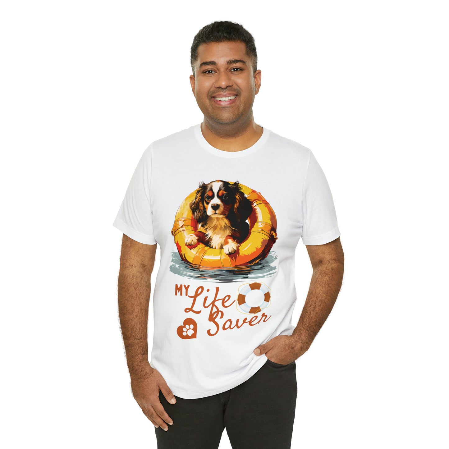 My Life Saver Cavalier King Charles Spaniel Dog Tee