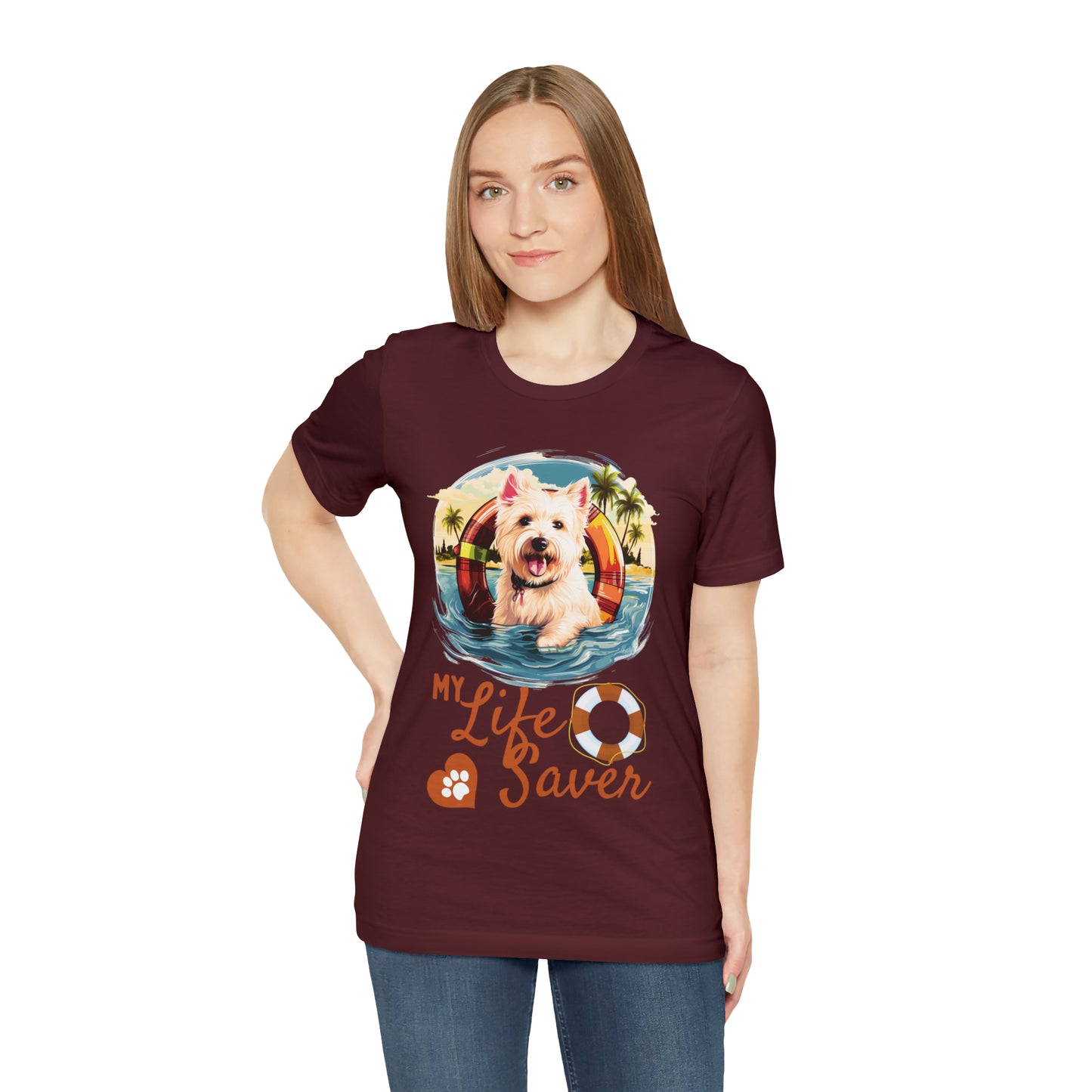 My Life Saver West Highland White Terrier Dog Tee