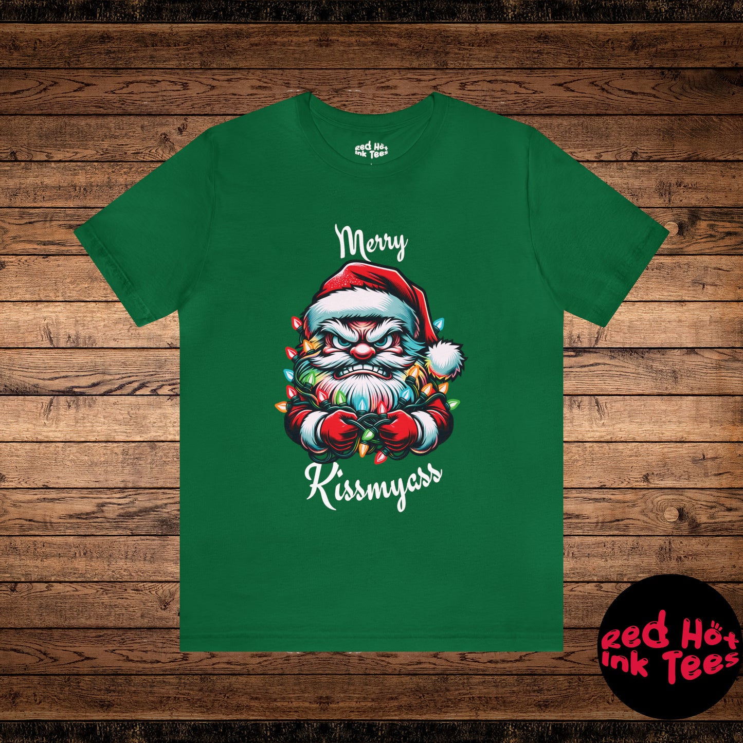 Merry Kissmyass Santa Tee