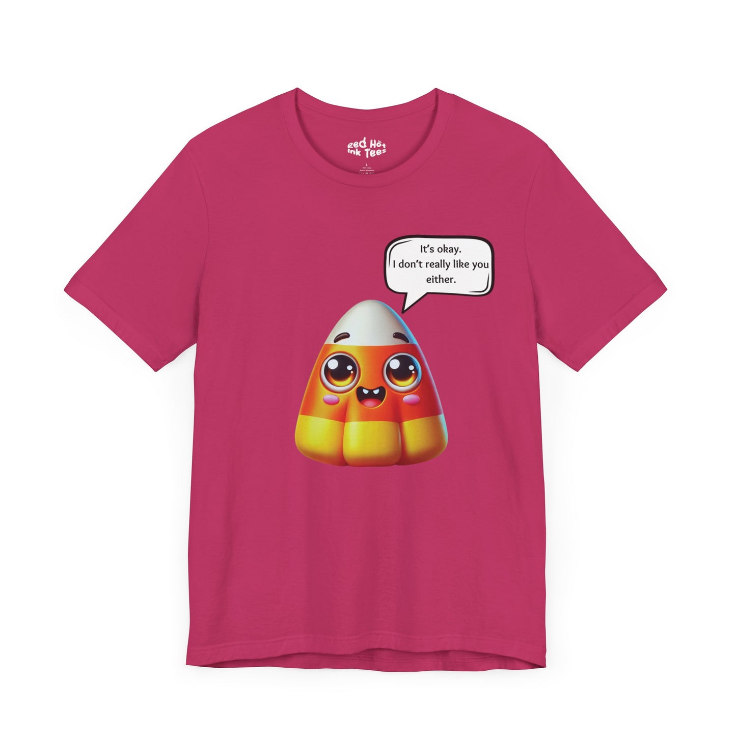 Cute Candy Corn With Attitude Tee - Funny Halloween Design