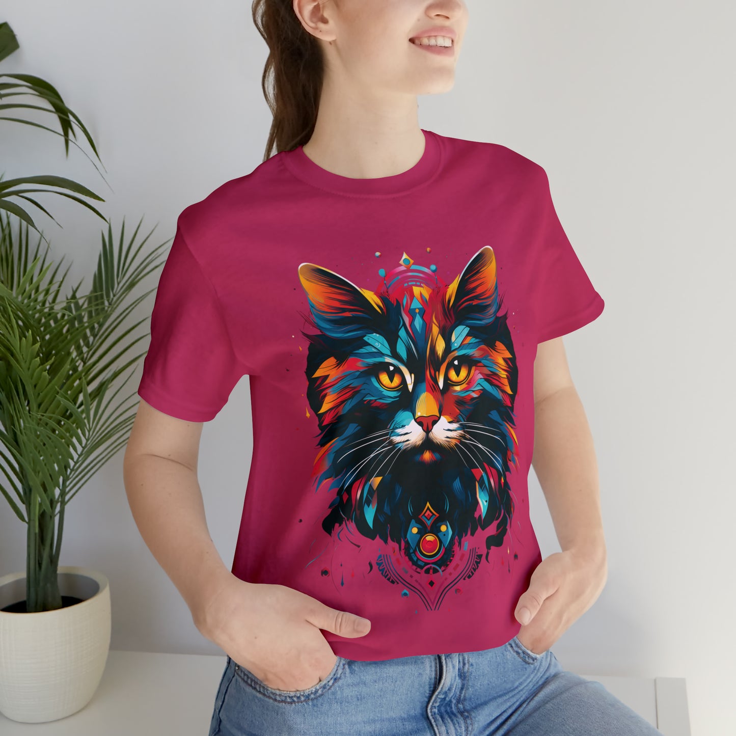 Cat's Chromatic Charm Tee