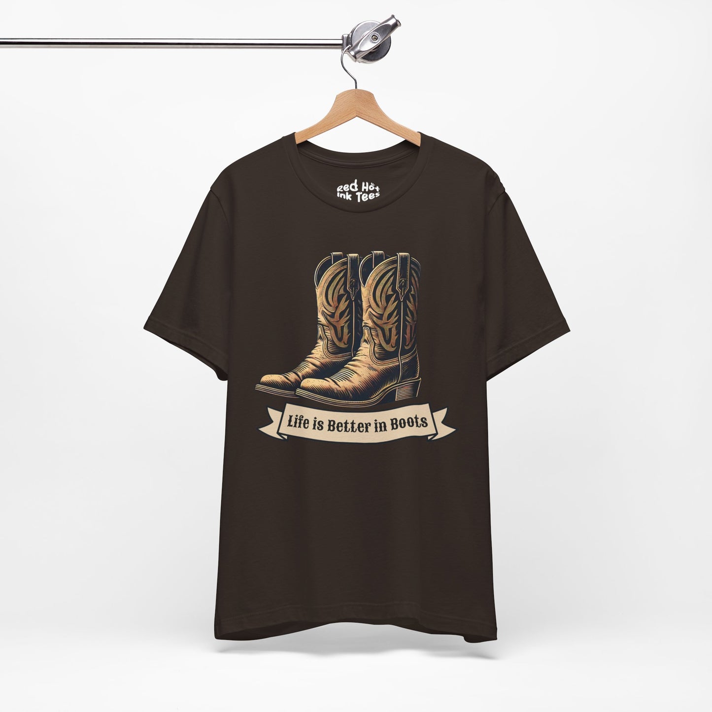 🤠 "Life is Better in Boots" Vintage Cowboy T-Shirt 🤠