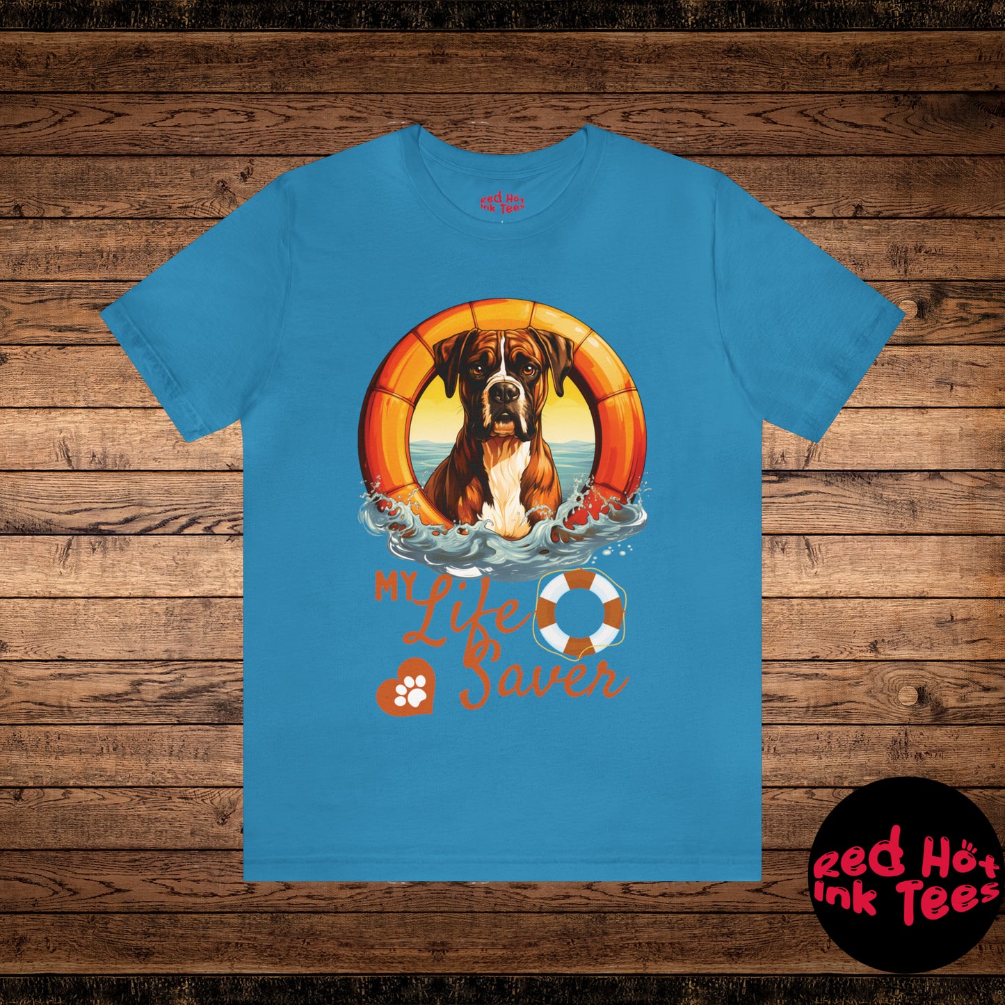 My Life Saver Boxer Dog Tee