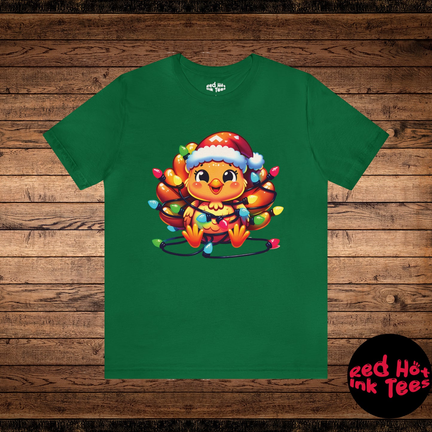 Turkey Christmas Entanglement Tee