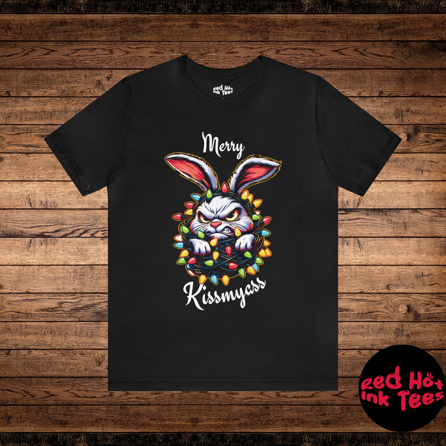 Merry Kissmyass Rabbit Tee