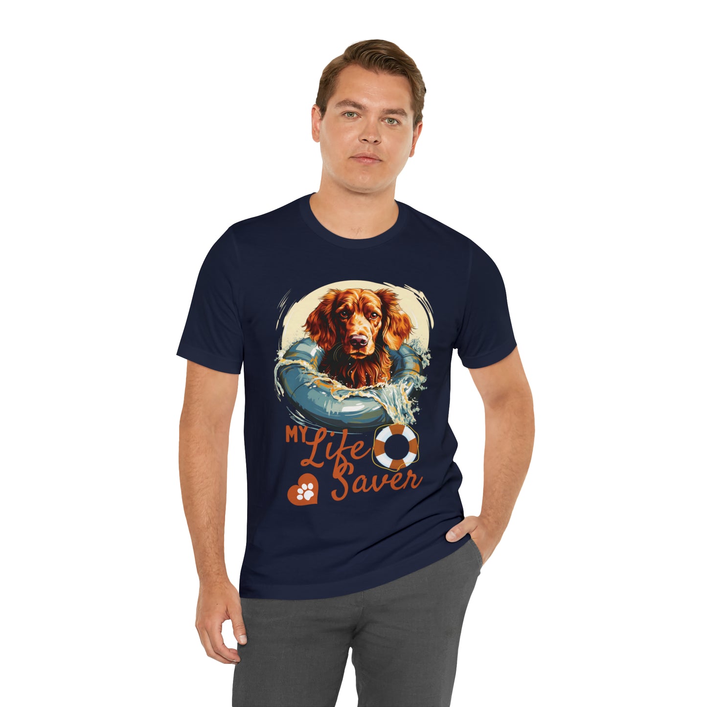 My Life Saver Irish Setter Dog Tee