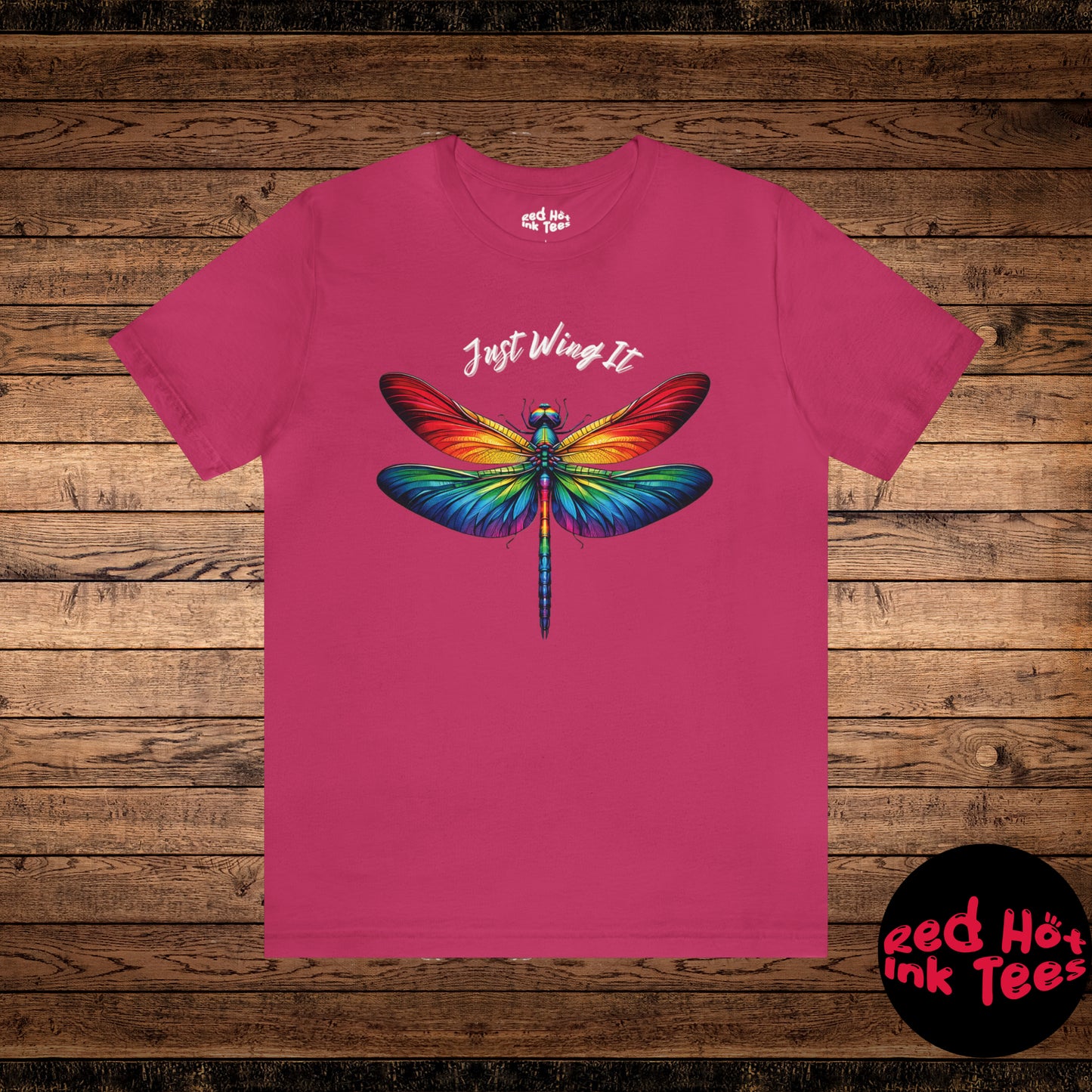 🌟 "Just Wing It Dragonfly Tee" 🌟