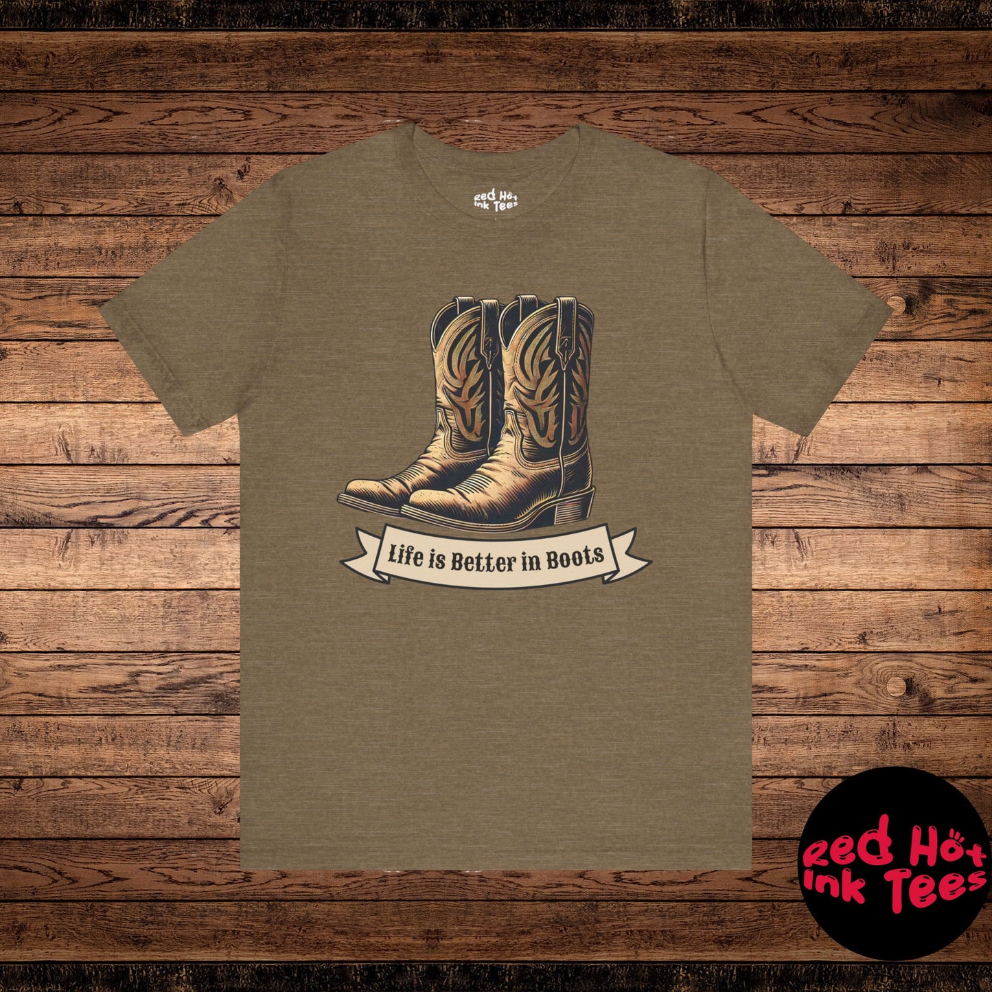 🤠 "Life is Better in Boots" Vintage Cowboy T-Shirt 🤠