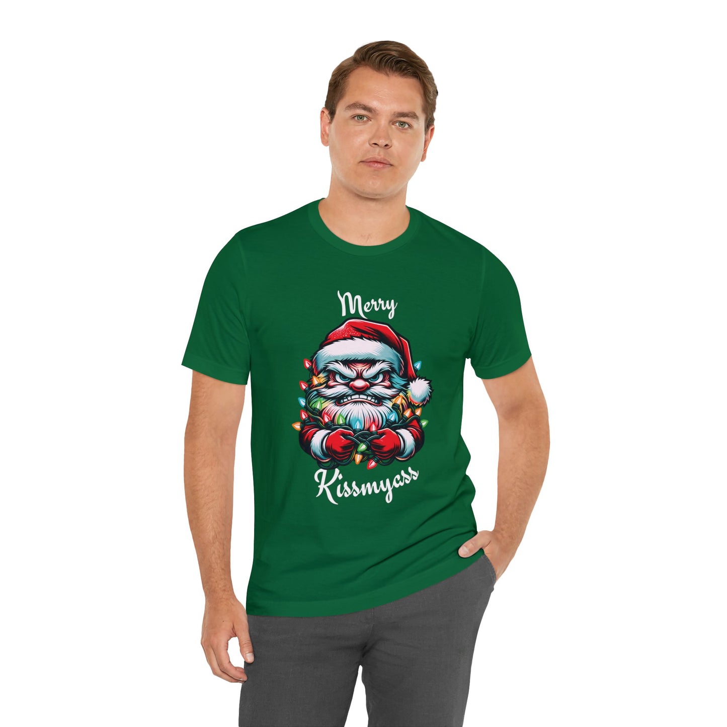 Merry Kissmyass Santa Tee