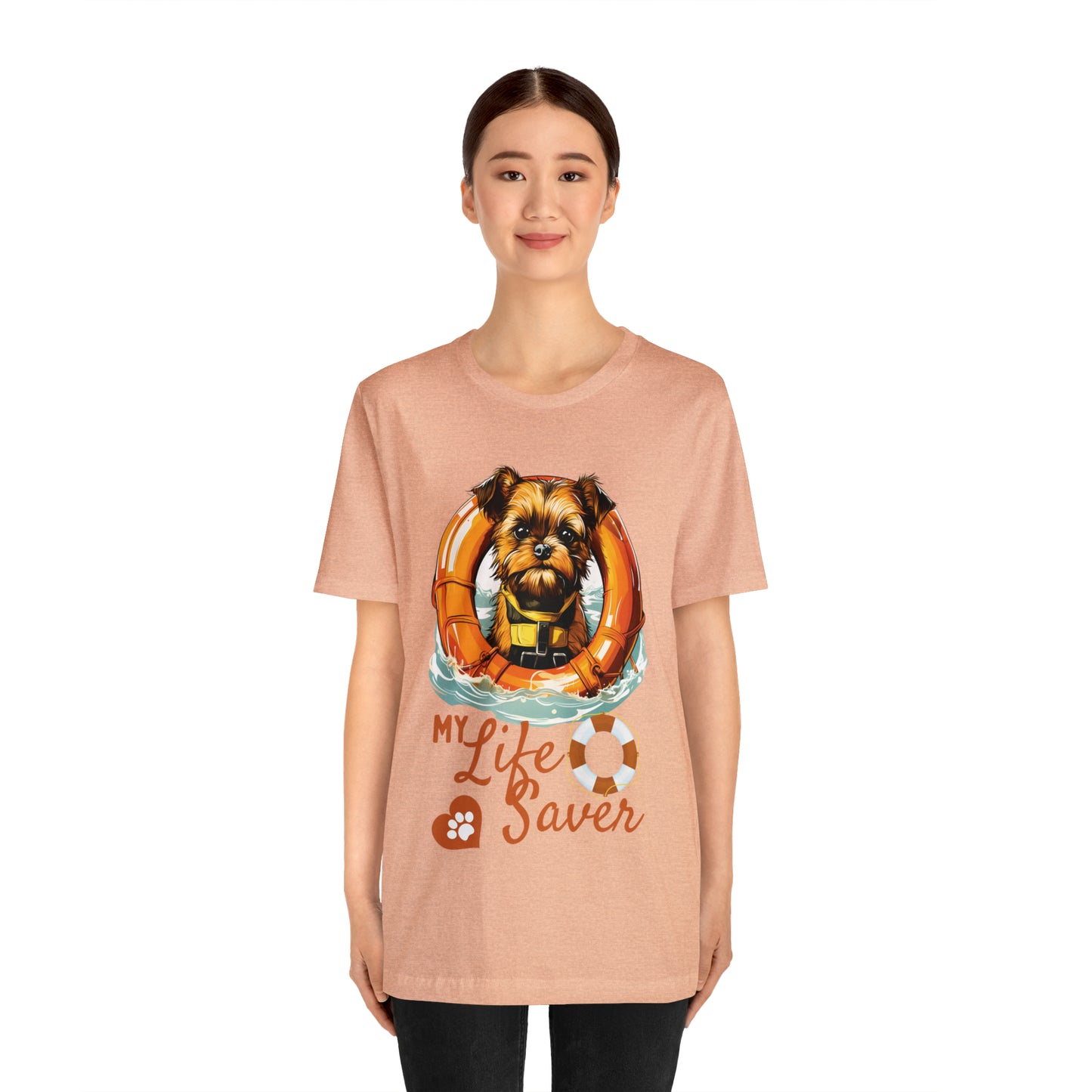 My Life Saver Griffon Bruxellois Dog Tee