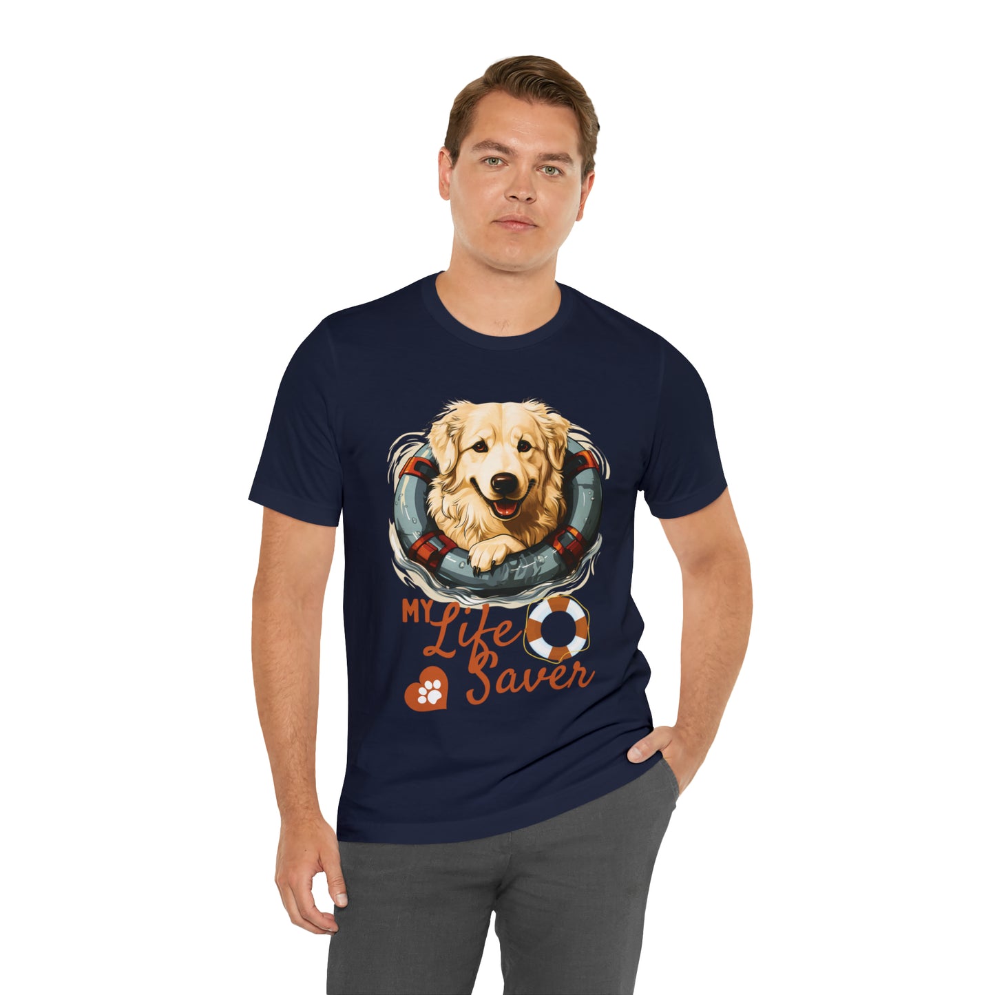 My Life Saver Great Pyrenees Dog Tee