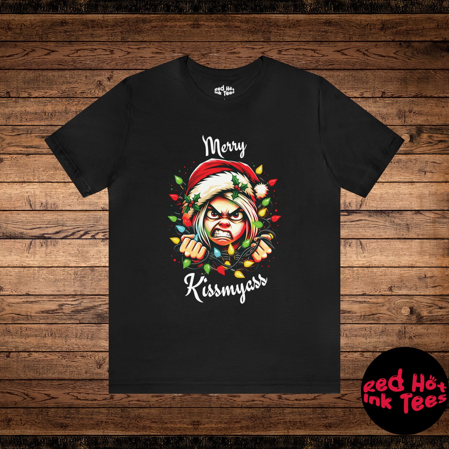 Merry Kissmyass Mrs. Claus Tee