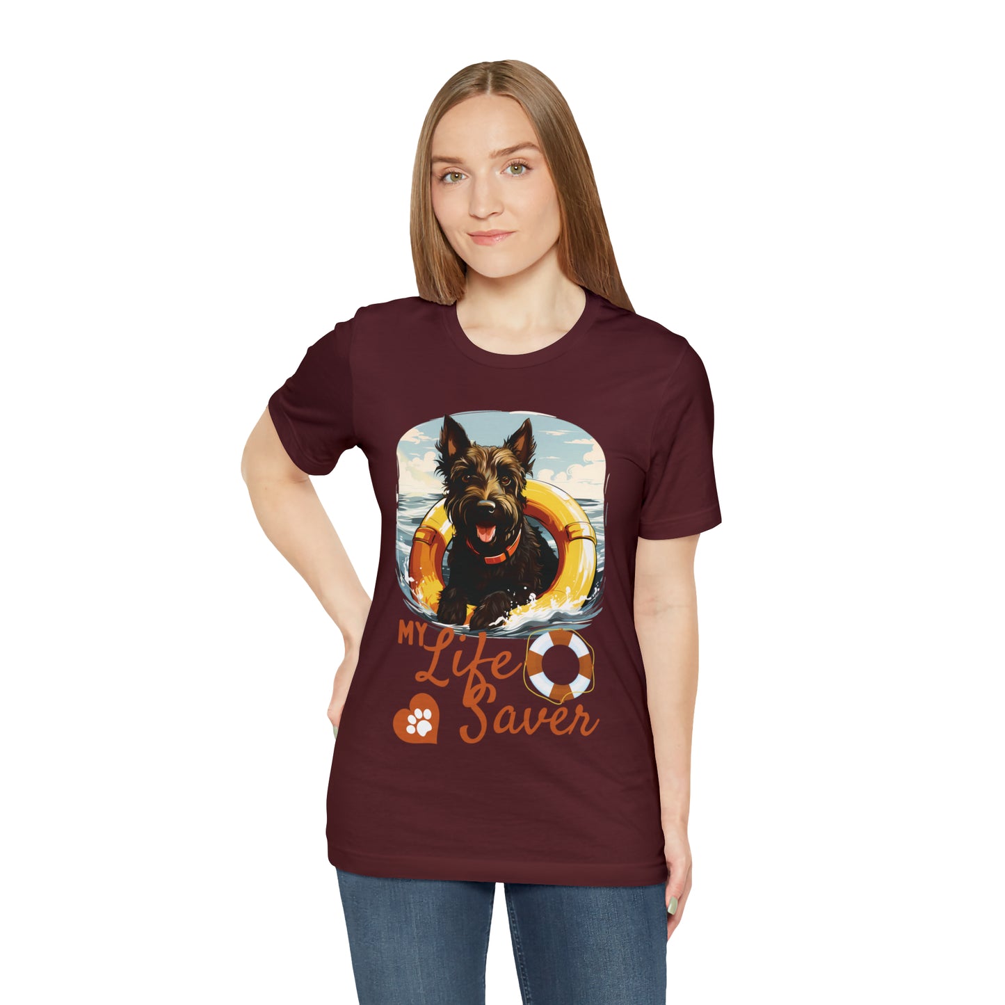 My Life Saver Scottish Terrier Dog Tee