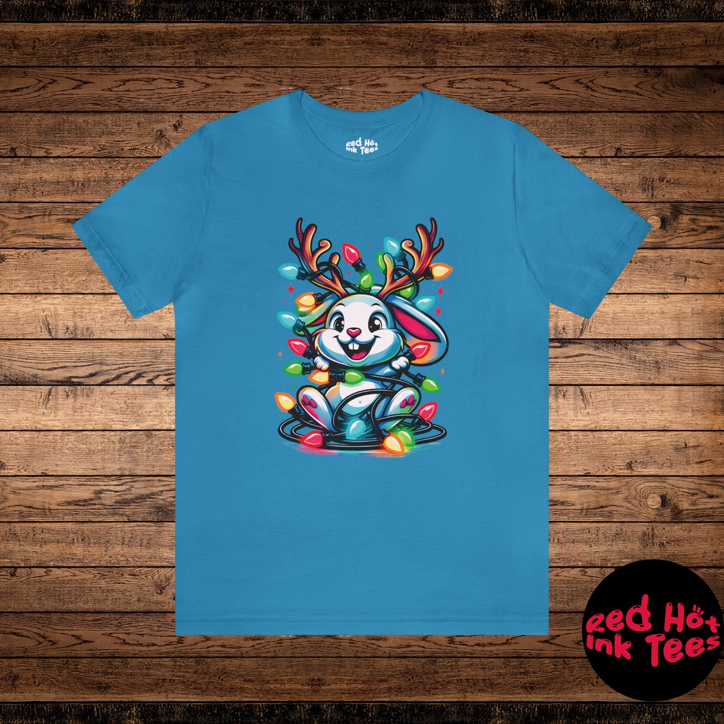 Jackalope Christmas Entanglement Tee