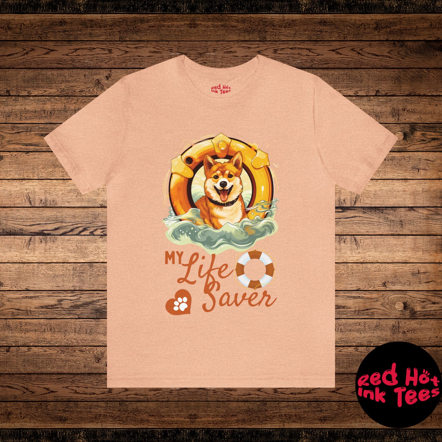 My Life Saver Shiba Inu Dog Tee