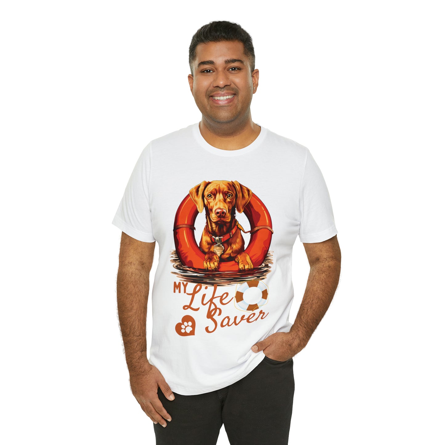 My Life Saver Vizsla Dog Tee