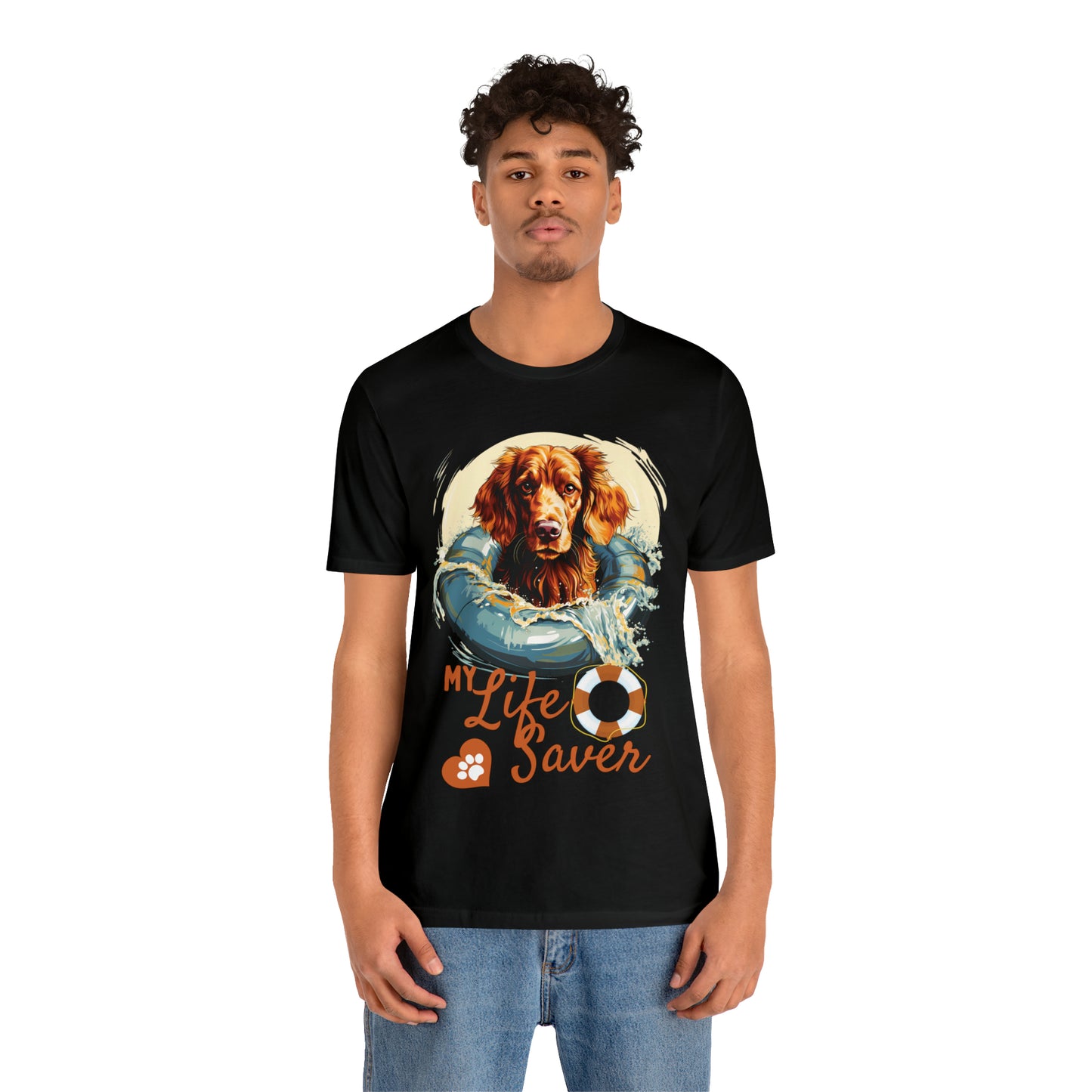 My Life Saver Irish Setter Dog Tee