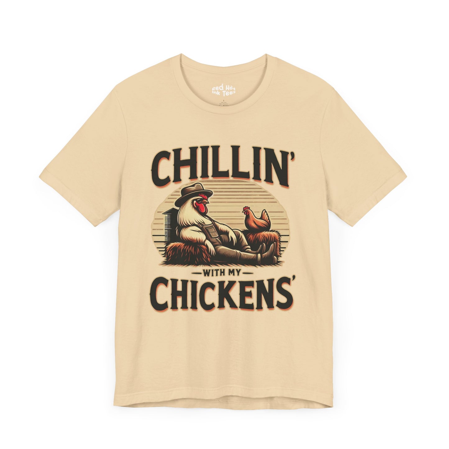 🐔 "Chillin' with My Chickens" Funny Rooster T-Shirt 🐓