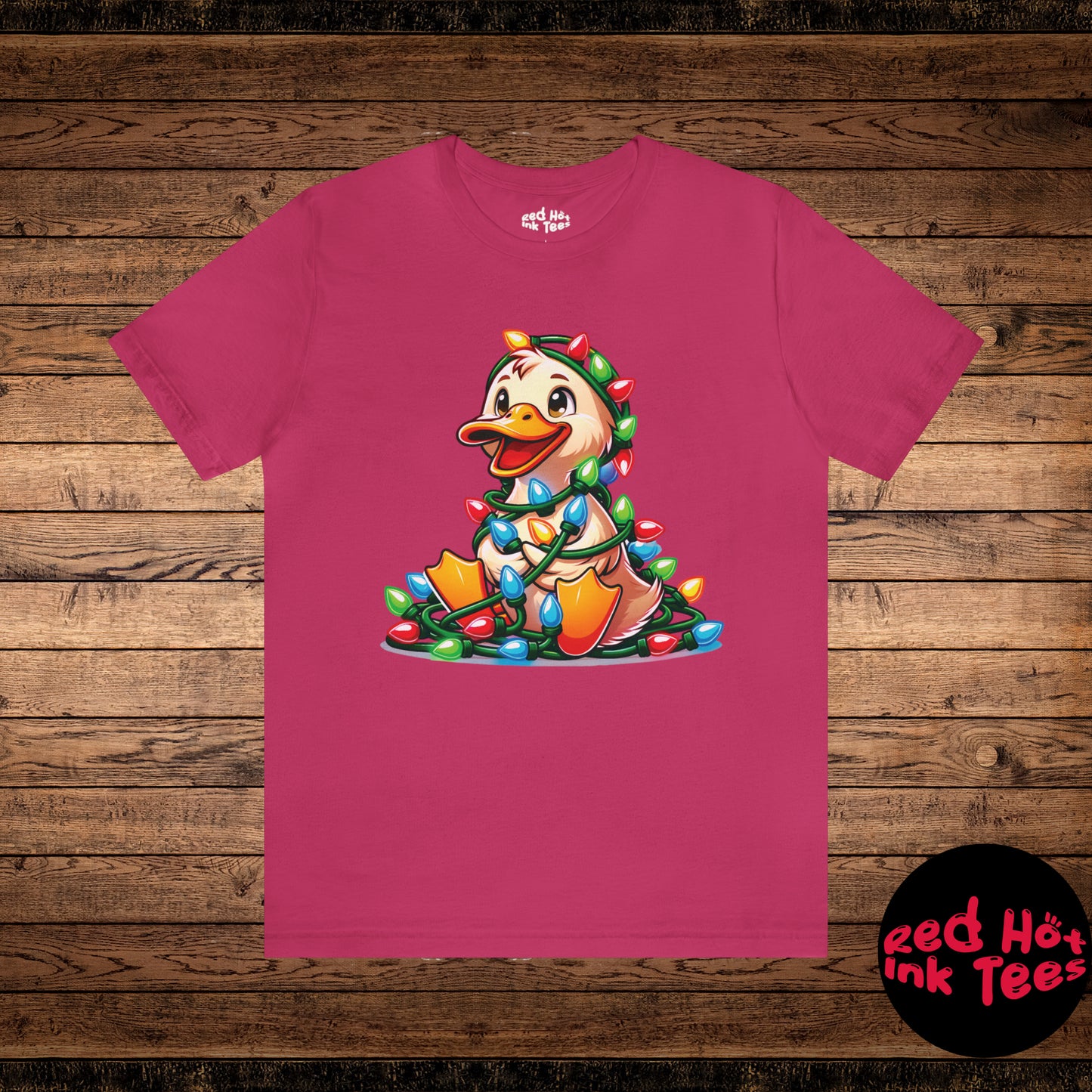 Duck Christmas Entanglement Tee