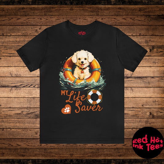 My Life Saver Bichon Frisé Dog Tee