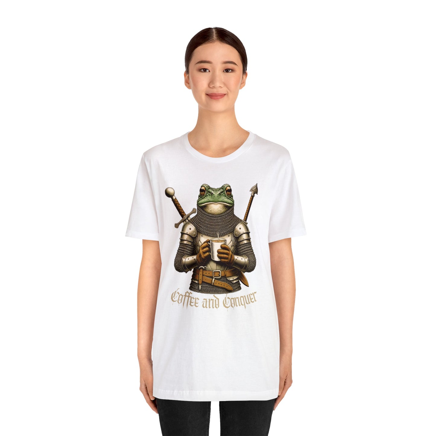 🐸 Coffee and Conquer Frog Tee 🐸