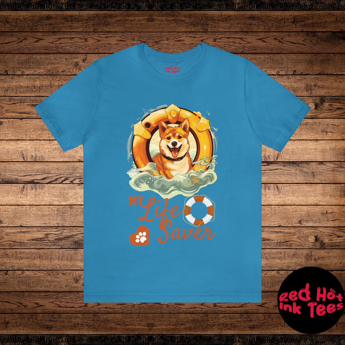 My Life Saver Shiba Inu Dog Tee