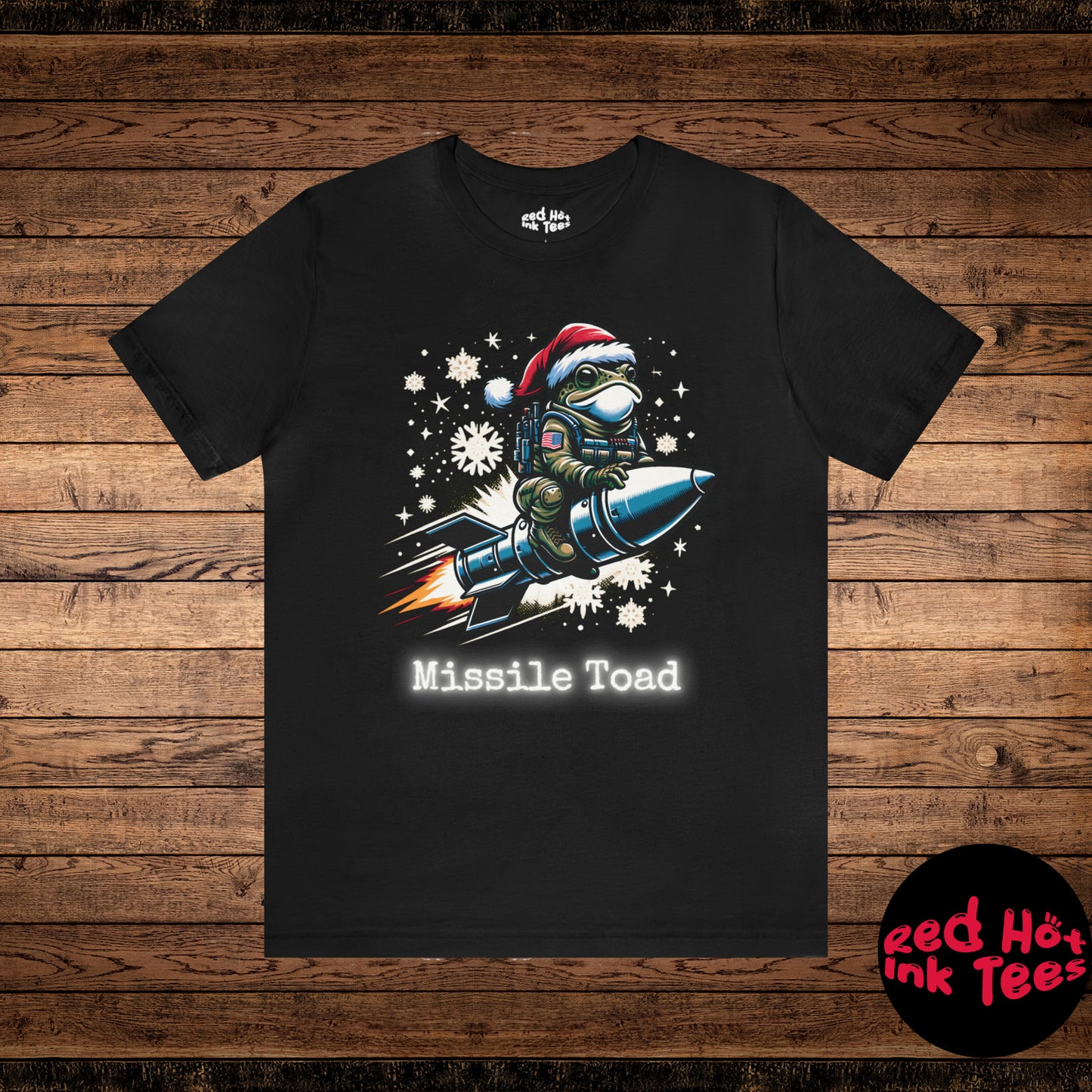 🚀 "Missile Toad 2: The Holiday Hop" Tee